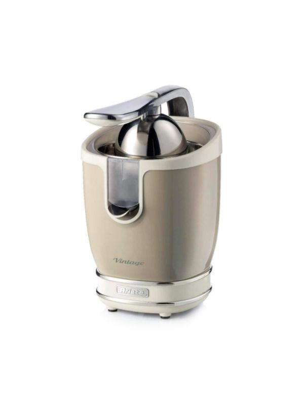 ARIETE SPREMIAGRUMI VINTAGE BEIGE (0413/03) - CHASSIS IN METALLO - 2 CONI - MOTORE SILENZIOSO - 85W